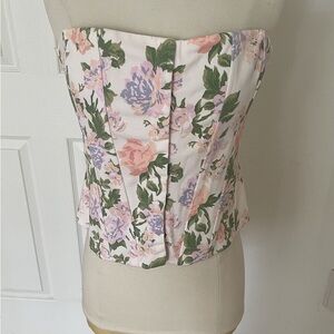 Zara Floral Corset Top